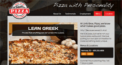 Desktop Screenshot of lintzbrospizza.com